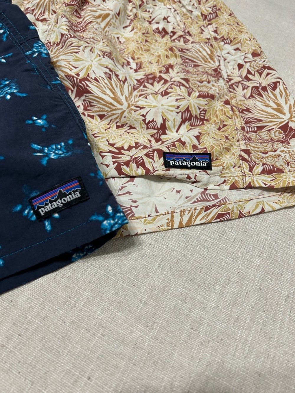 Patagonia Shorts Bundle (2)Women’s M Novelty Floral Animal Print Swim Shorts - Picture 2 of 11